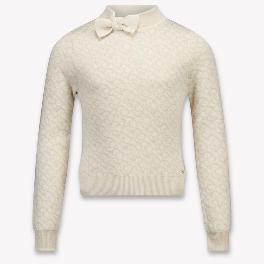 Abel & Lula Girls Sweater in Beige