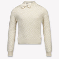Abel & Lula Kinder Meisjes Trui In Beige