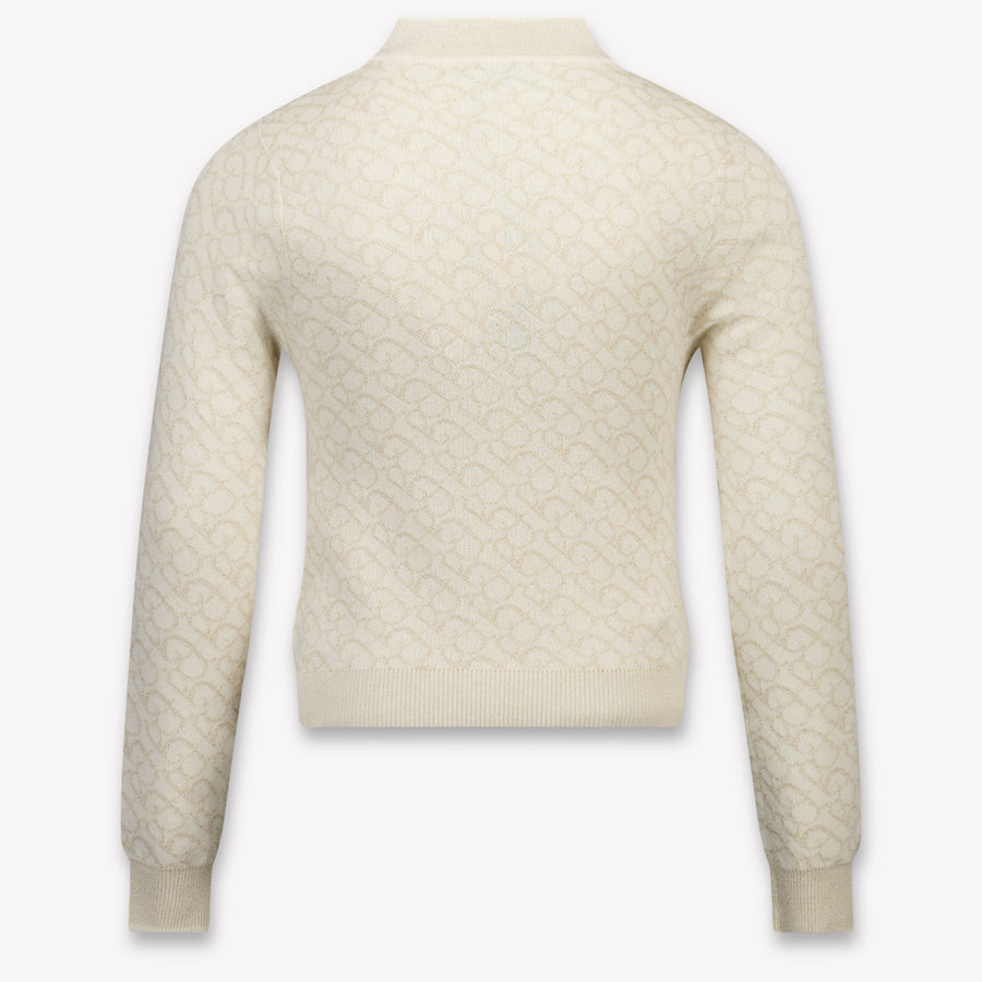 Abel & Lula Kinder Meisjes Trui In Beige