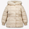 Abel & Lula Kids Girls Jackets In Beige