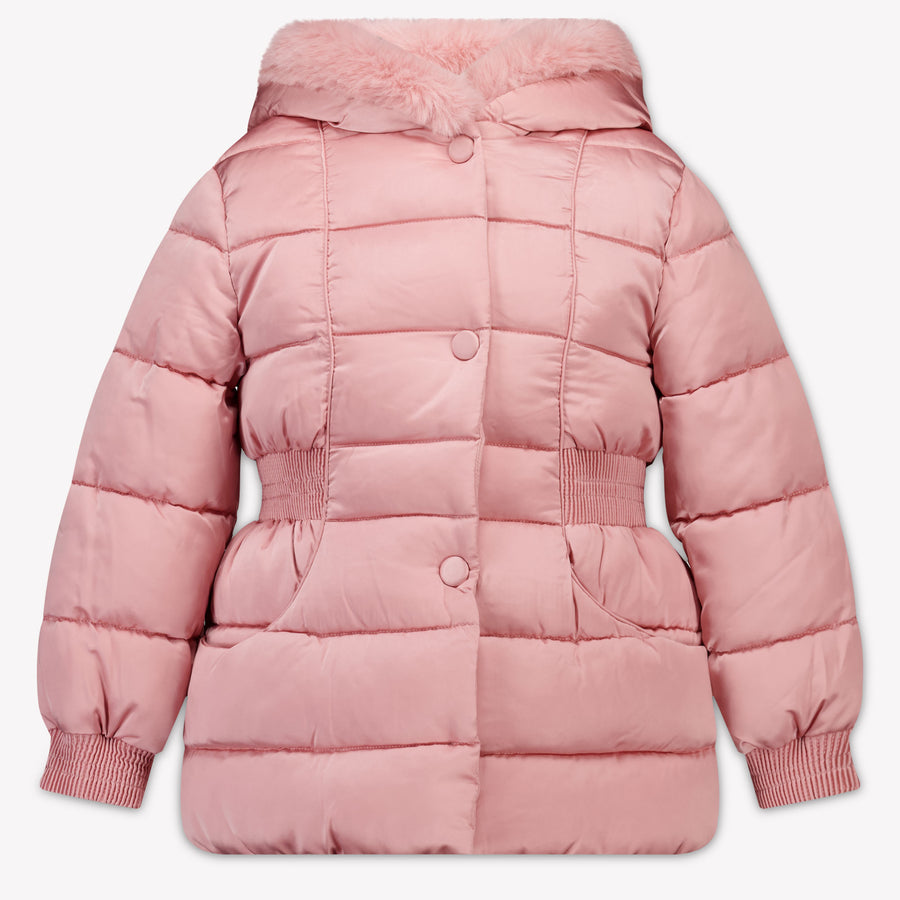 Abel & Lula Kids Girls Jackets In Light Pink