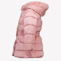 Abel & Lula Kids Girls Jackets In Light Pink