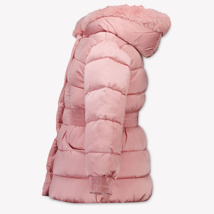 Abel & Lula Kids Girls Jackets In Light Pink