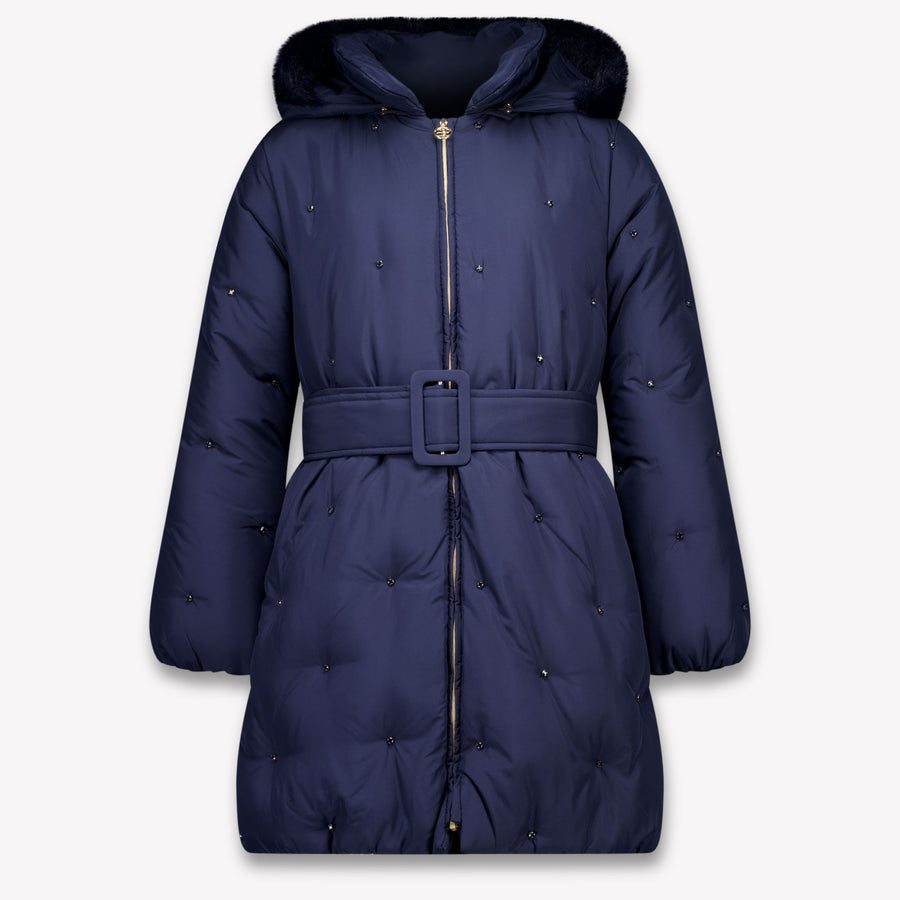 Abel & Lula Girls Winter Jacket in Navy