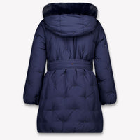 Abel & Lula Girls Winter Jacket in Navy