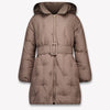 Abel & Lula Girls Winter Jacket in Brown