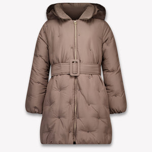 Abel & Lula Girls Winter Jacket in Brown