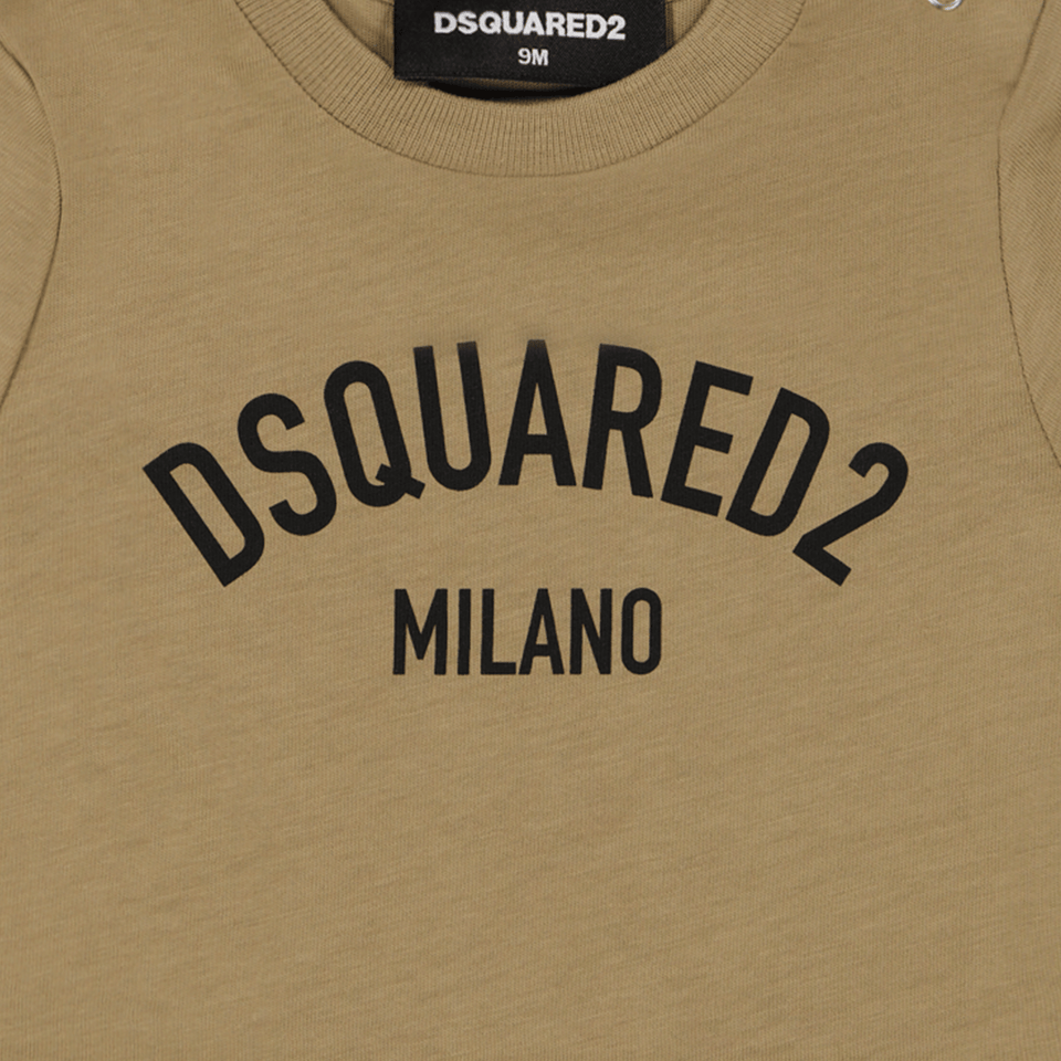 Dsquared2 Baby Unisex T-Shirt Beige