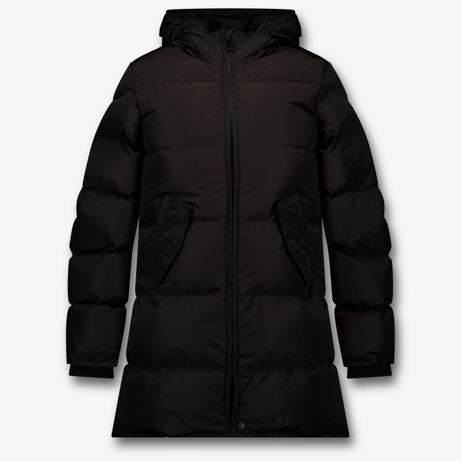 Airforce Girls Winter Jacket in Black