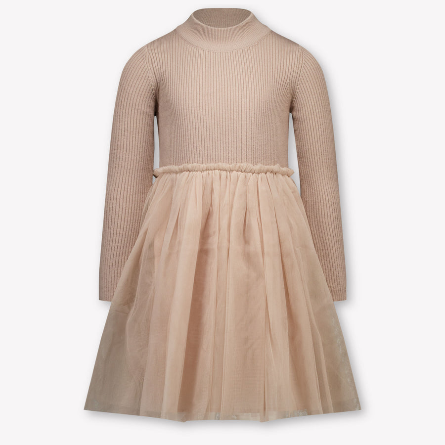 Donsje Amsterdam Lotus Kinder Meisjes Jurk In Oud Roze