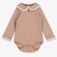 Donsje Amsterdam Diete Baby Meisjes Rompertje In Oud Roze