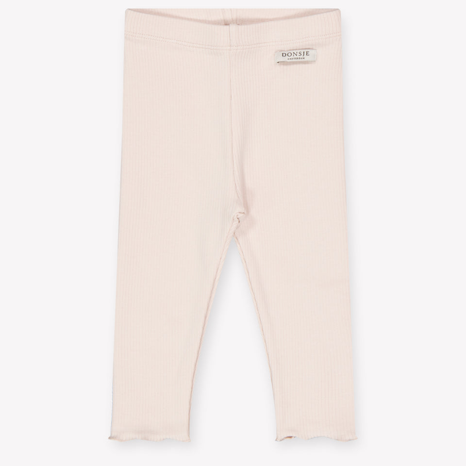 Donsje Amsterdam Joline Baby Girls Leggings In Light Pink