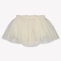 Donsje Amsterdam Rieta Baby Girls Skirt In OffWhite