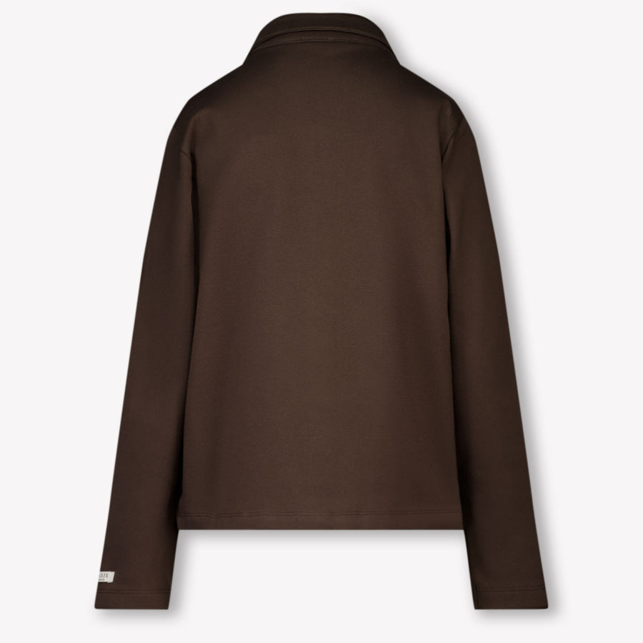 Donsje Amsterdam Kinder Jongens Blouse In Bruin
