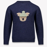 Donsje Amsterdam Denn Kids Boys Sweater In Navy