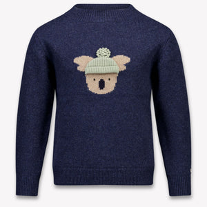 Donsje Amsterdam Denn Kids Boys Sweater In Navy