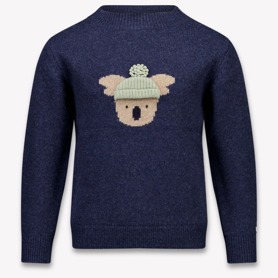 Donsje Amsterdam Denn Kids Boys Sweater In Navy