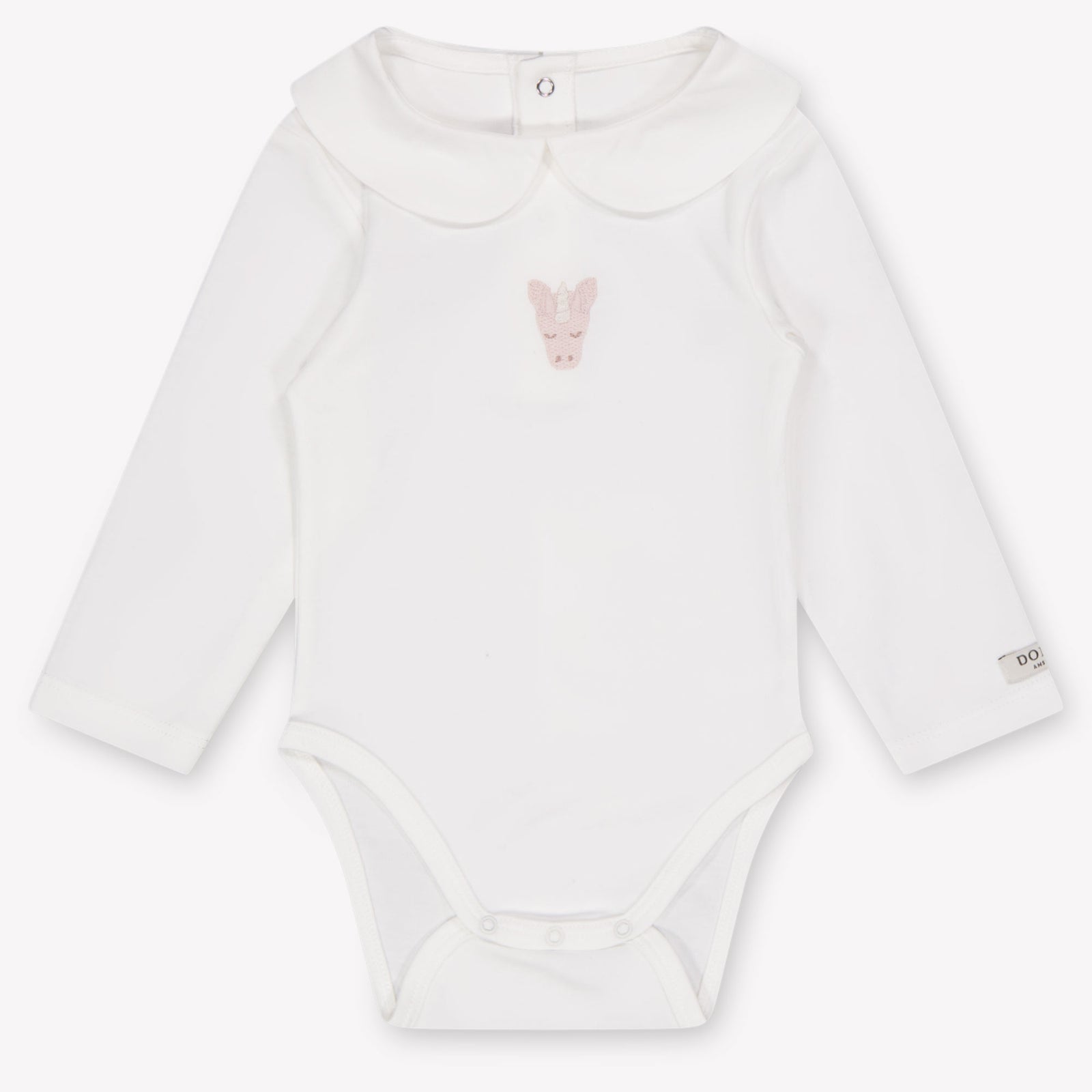 Donsje Amsterdam Davo Baby Girls Romper In OffWhite