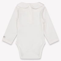 Donsje Amsterdam Davo Baby Girls Romper In OffWhite