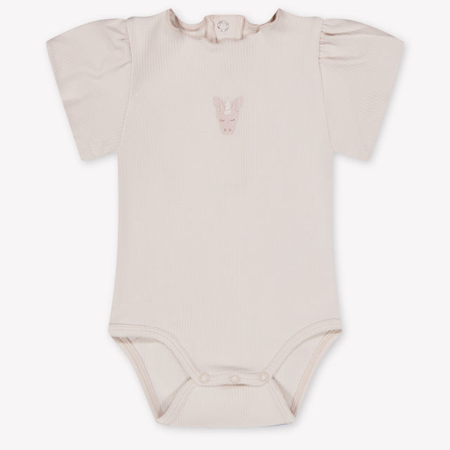 Donsje Amsterdam Nowi Baby Girls Romper In Light Pink