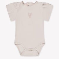 Donsje Amsterdam Nowi Baby Girls Romper In Light Pink