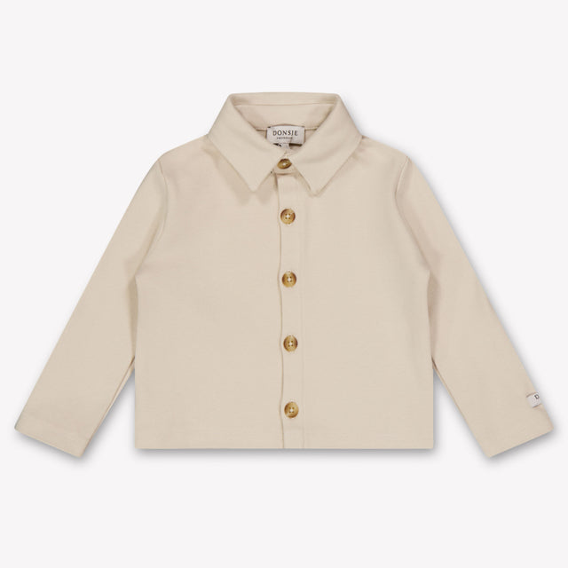 Donsje Amsterdam Touten Baby Boys Blouse In Light Beige