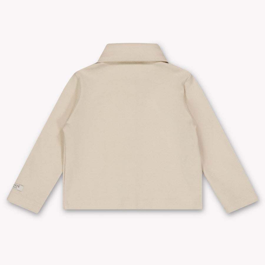 Donsje Amsterdam Touten Baby Boys Blouse In Light Beige