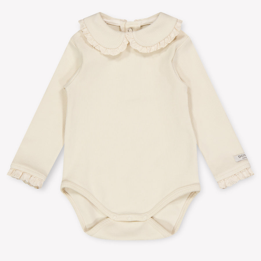 Donsje Amsterdam Diete Baby Meisjes Rompertje In Licht Beige