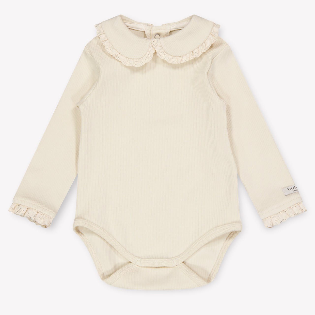 Donsje Amsterdam Diet Baby Girls Romper In Light Beige