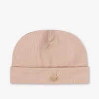 Donsje Amsterdam Caller Baby Girls Hat In Light Pink