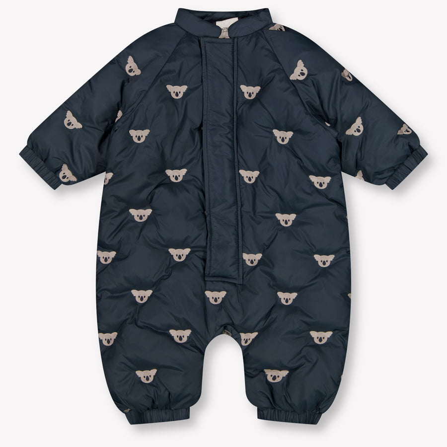 Donsje Amsterdam Ture Baby Boys Ski Suits In Navy