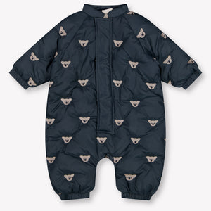 Donsje Amsterdam Ture Baby Boys Ski Suits In Navy