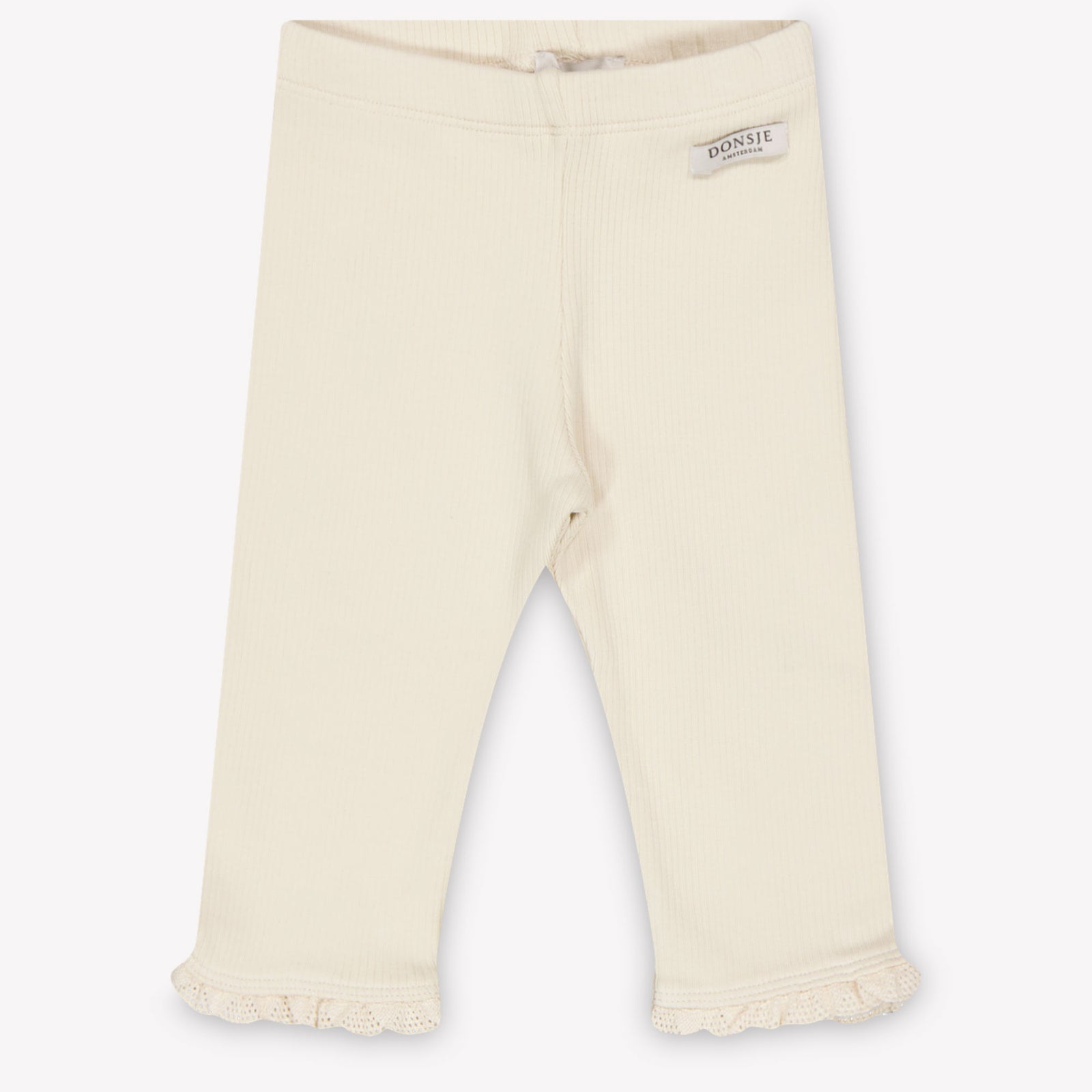 Donsje Amsterdam Affy Baby Girls Leggings In Light Beige