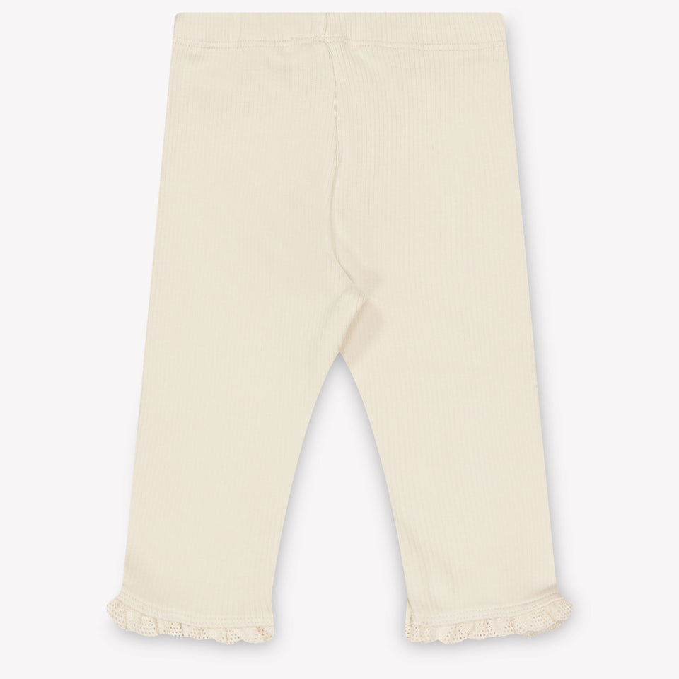 Donsje Amsterdam Affy Baby Girls Leggings In Light Beige