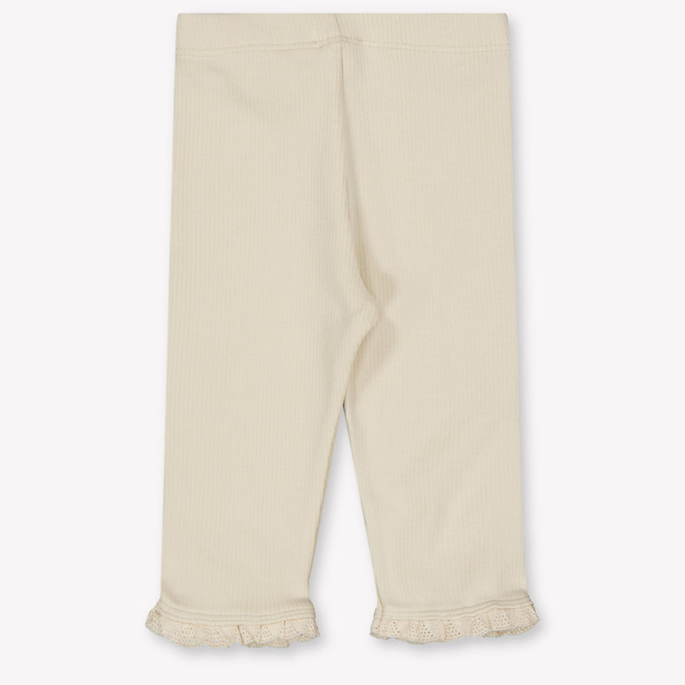 Donsje Amsterdam Affy Baby Girls Leggings In Light Beige