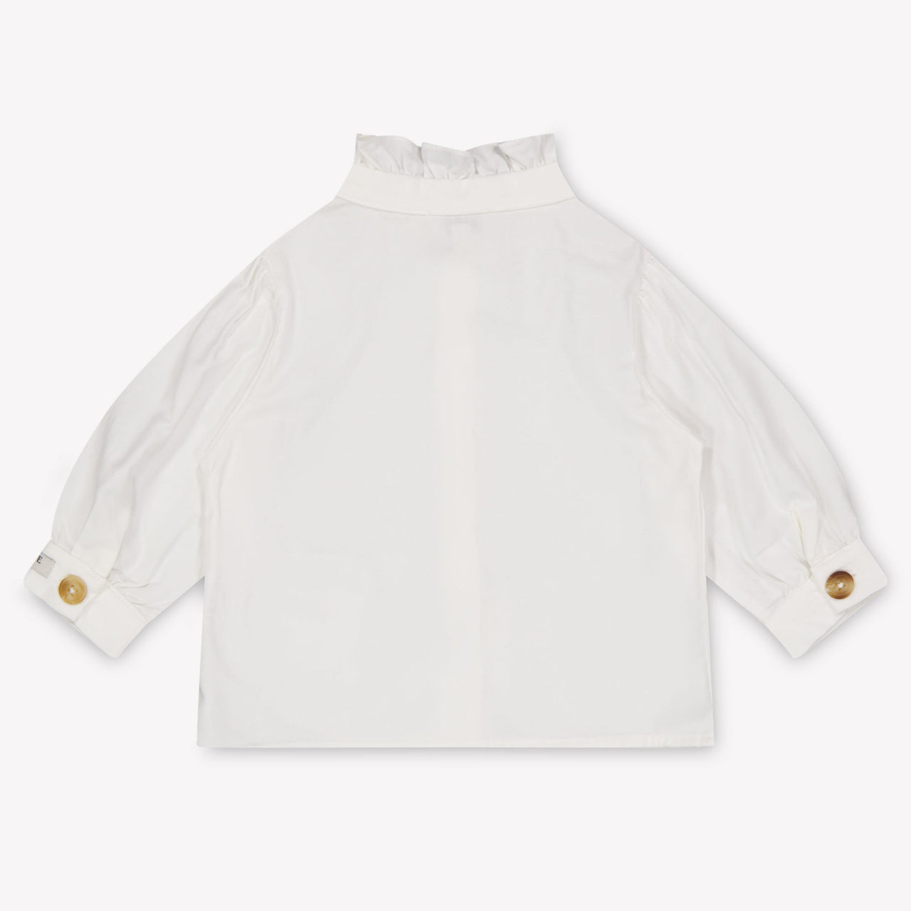 Donsje Amsterdam Fini Baby Girls Blouse In OffWhite