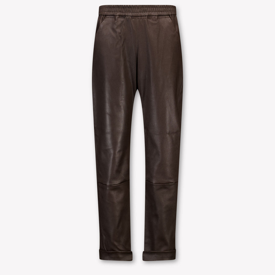 Donsje Amsterdam Kinder Meisjes Broek In Bruin