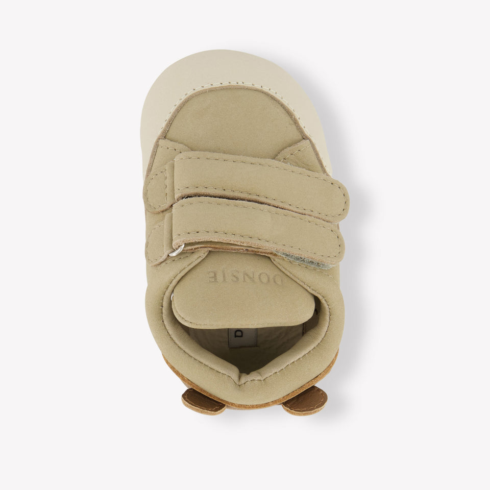 Donsje Amsterdam Baby Jongens Sneakers In Taupe