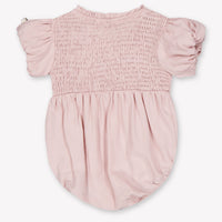 Donsje Amsterdam Eledor Baby Girls Romper In Old Pink