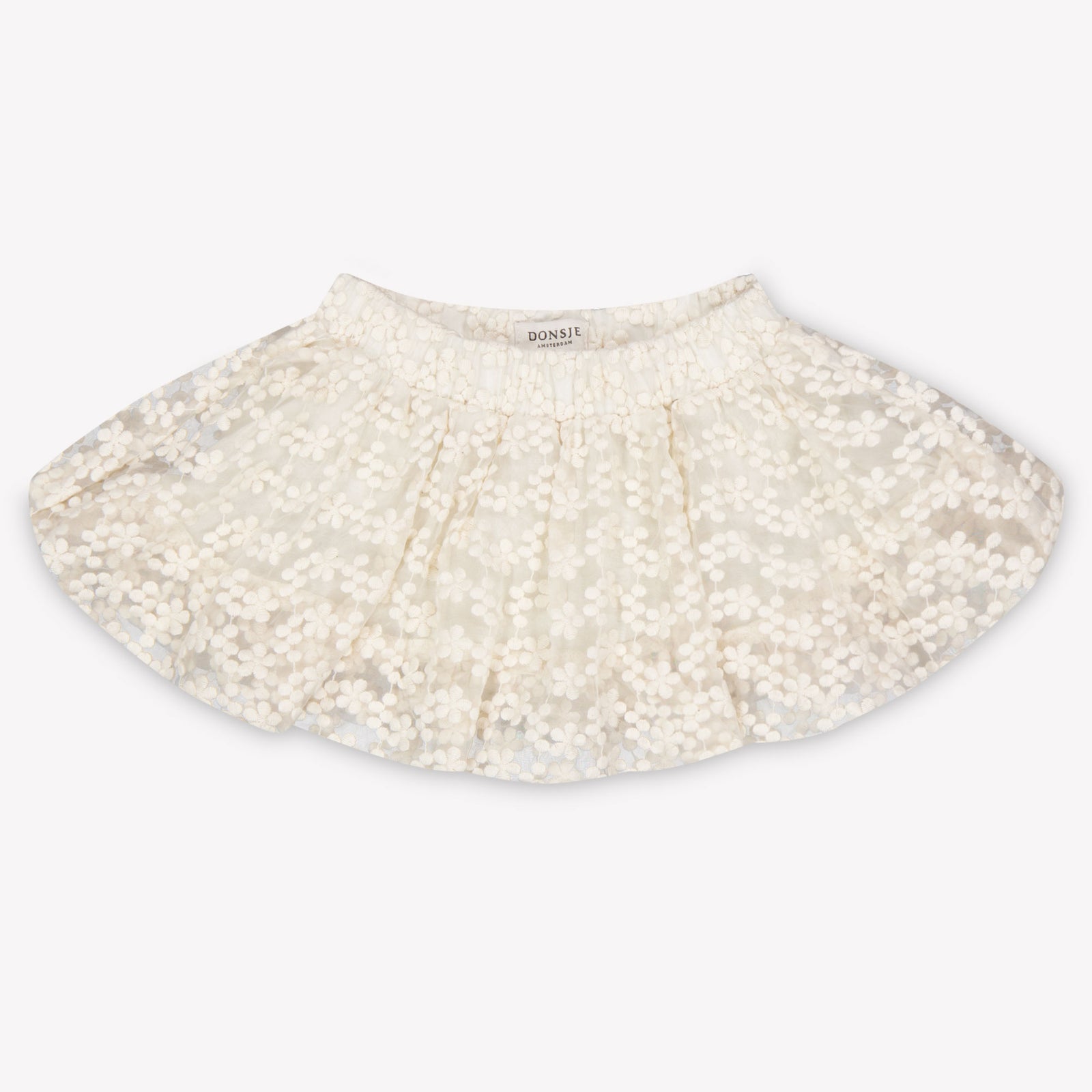 Donsje Amsterdam Justine Baby Girls Skirt In OffWhite