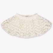 Donsje Amsterdam Justine Baby Girls Skirt In OffWhite