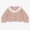 Donsje Amsterdam Feather Baby Girls Cardigan In Lilac
