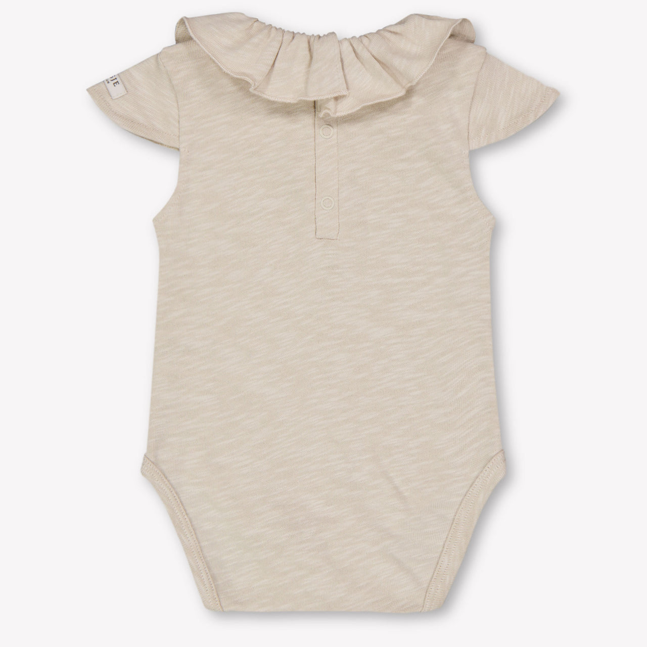 Donsje Amsterdam Litzy Baby Girls Romper In Light Beige