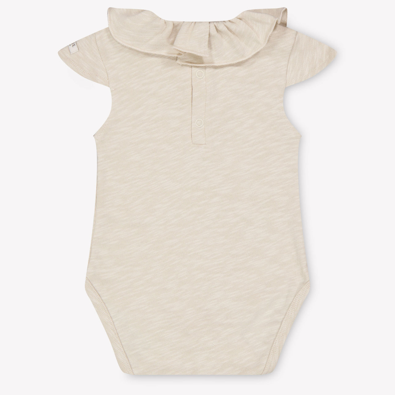 Donsje Amsterdam Litzy Baby Girls Romper In Light Beige