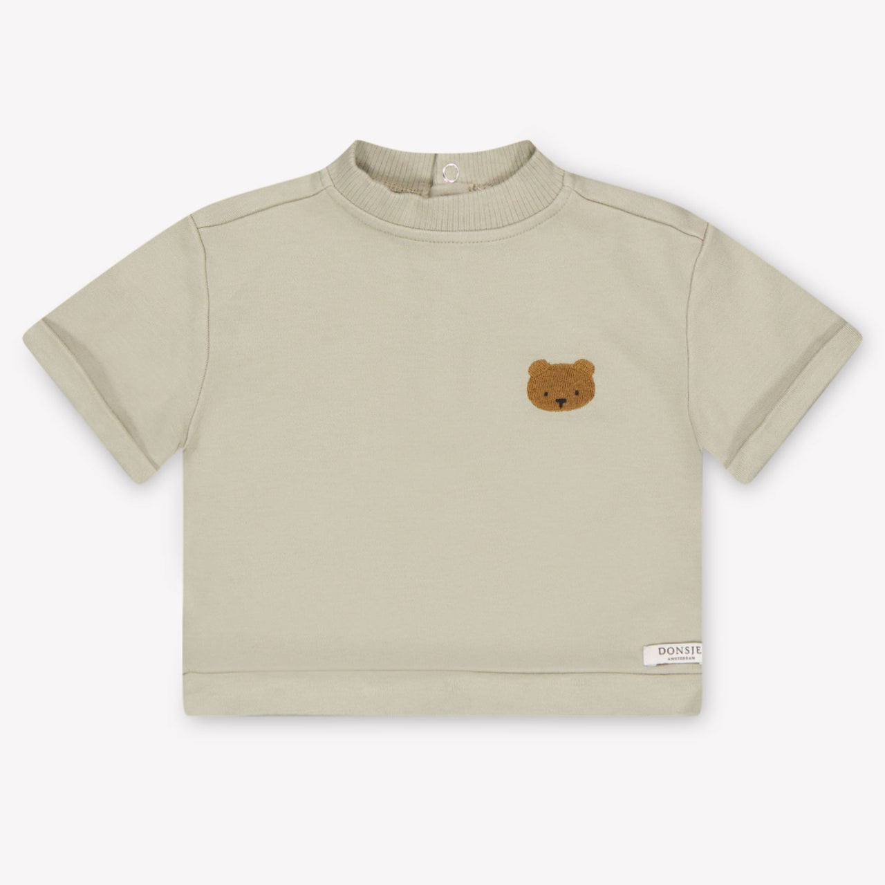 Donsje Amsterdam Jarne Baby Boys T-Shirt In Light Green
