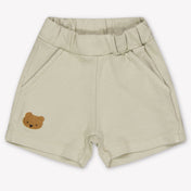 Donsje Amsterdam Ithri Baby Boys Shorts In Light Green