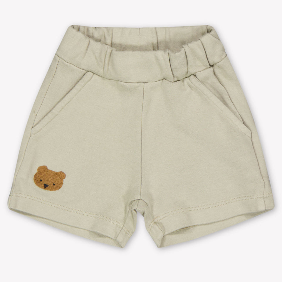 Donsje Amsterdam Ithri Baby Boys Shorts In Light Green