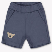 Donsje Amsterdam Ithri Baby Boys Shorts In Navy