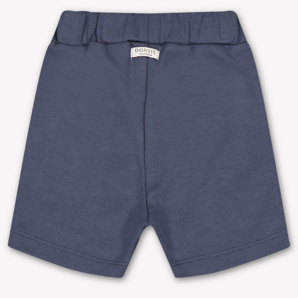 Donsje Amsterdam Ithri Baby Boys Shorts In Navy