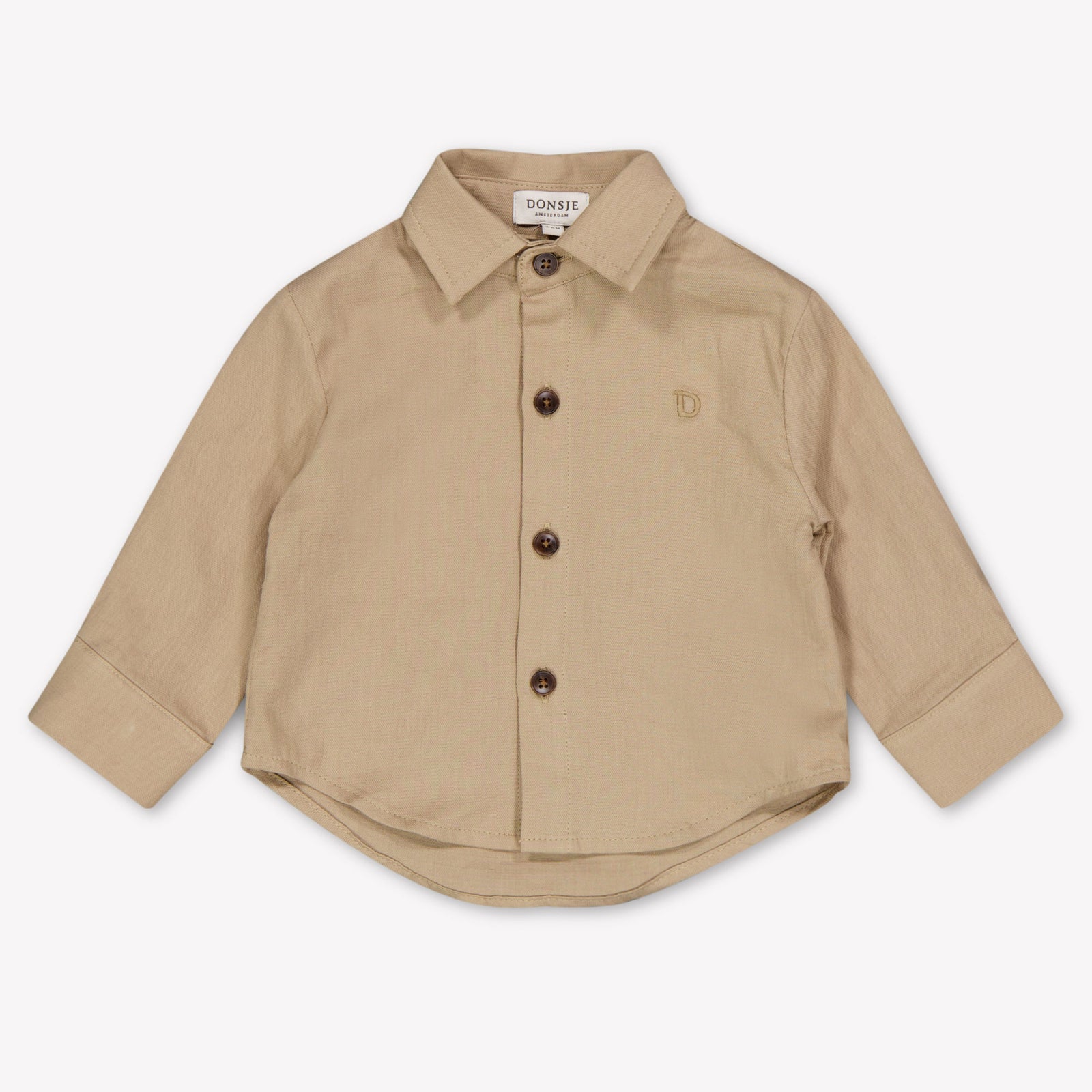 Donsje Amsterdam Chee Baby Boys Blouse In Beige